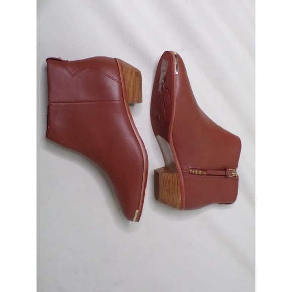TED BAKER Dakota Ankle Bootie Boot Brown 6.5 NEW $235 - Picture 11 of 13